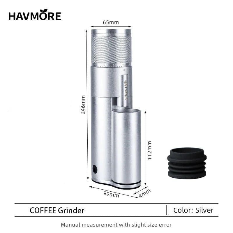 image-HAVMORE EMG99 Electric Burr Grinder 11-Level