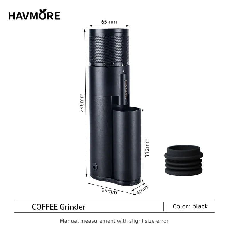 image-HAVMORE EMG99 Electric Burr Grinder 11-Level