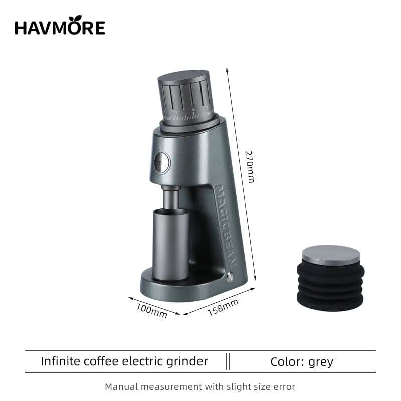 image-HAVMORE EMG99 Electric Burr Grinder 11-Level