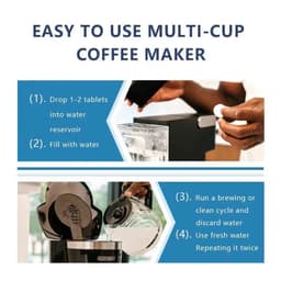 image-Coffee Maker Descaler Tablets (6/10 Count)