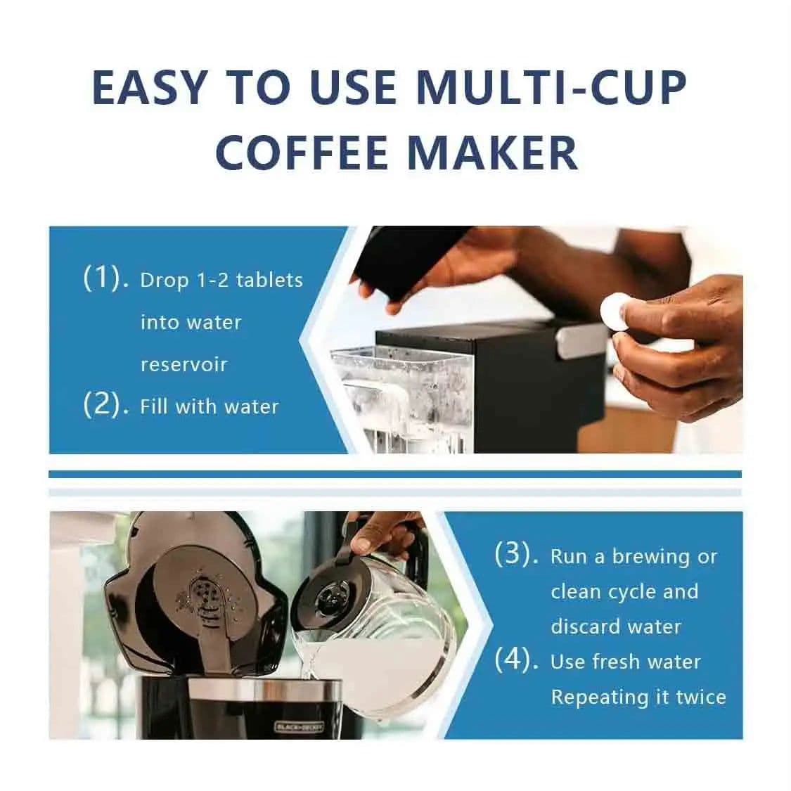 image-Coffee Maker Descaler Tablets (6/10 Count)