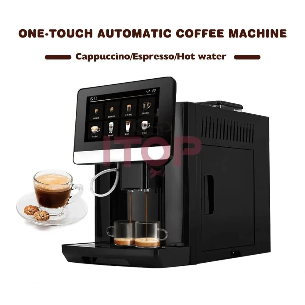 image-ITOP IT-CM-OFT50 One-Touch Automatic Coffee Maker 19Bar