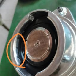 image-DeLonghi 51mm Coffee Maker Spout Handle Snap