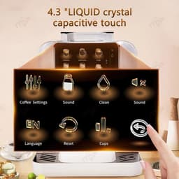 image-ITOP AC-T6 Fully Automatic Coffee Maker with Milk Frother