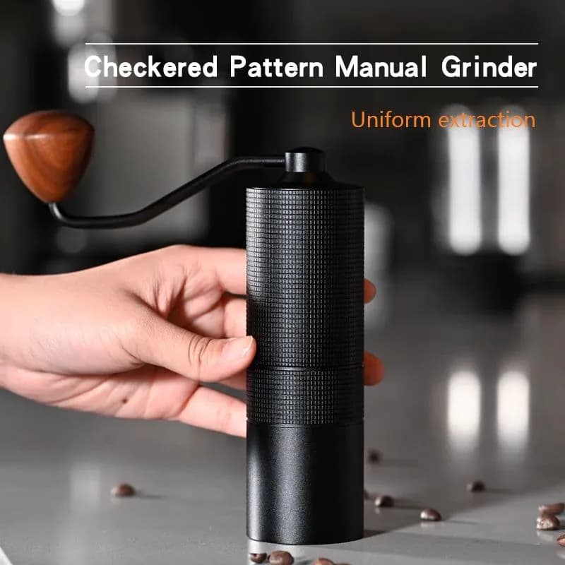 image-Manual Coffee Grinder KJ-SY12 Stainless Steel Burr