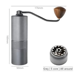 image-Manual Coffee Grinder KJ-SY12 Stainless Steel Burr