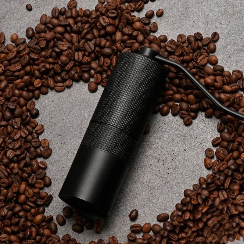 image-Manual Coffee Grinder KJ-SY12 Stainless Steel Burr