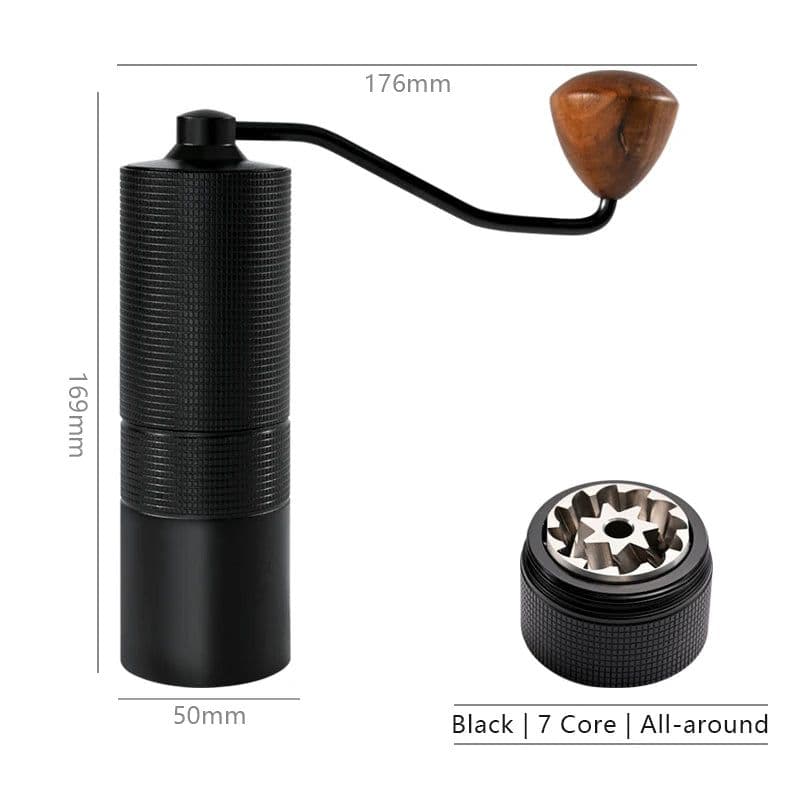 image-Manual Coffee Grinder KJ-SY12 Stainless Steel Burr