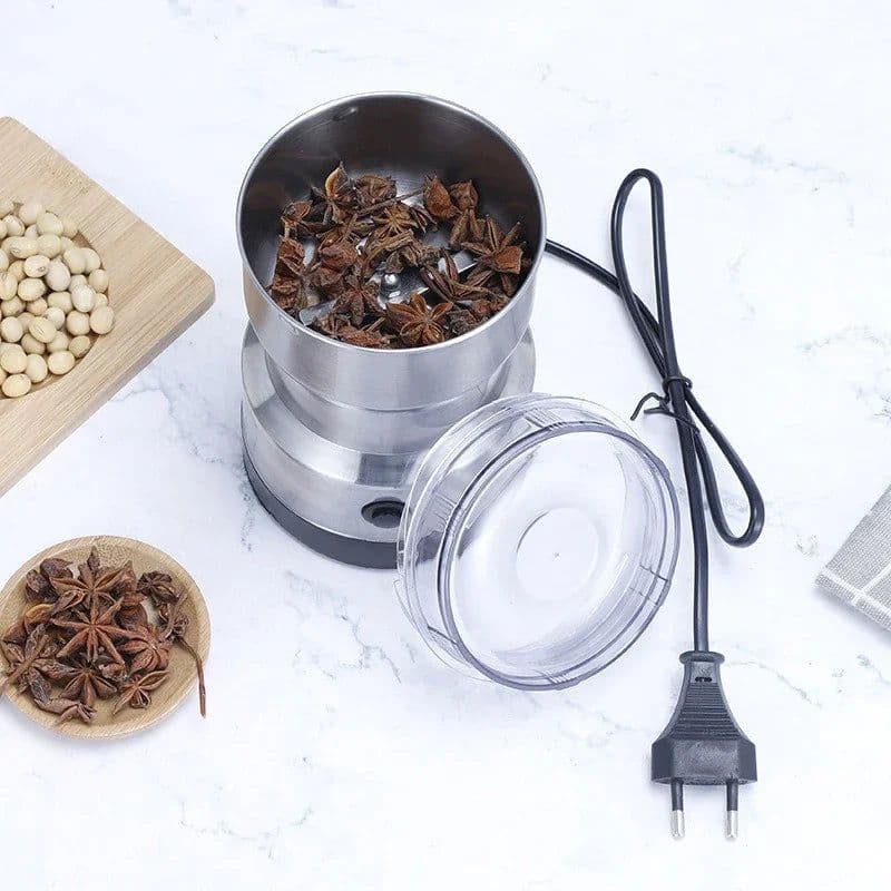 image-NOCCLILI Electric Spice Grinder 100g Stainless Steel
