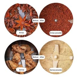 image-NOCCLILI Electric Spice Grinder 100g Stainless Steel