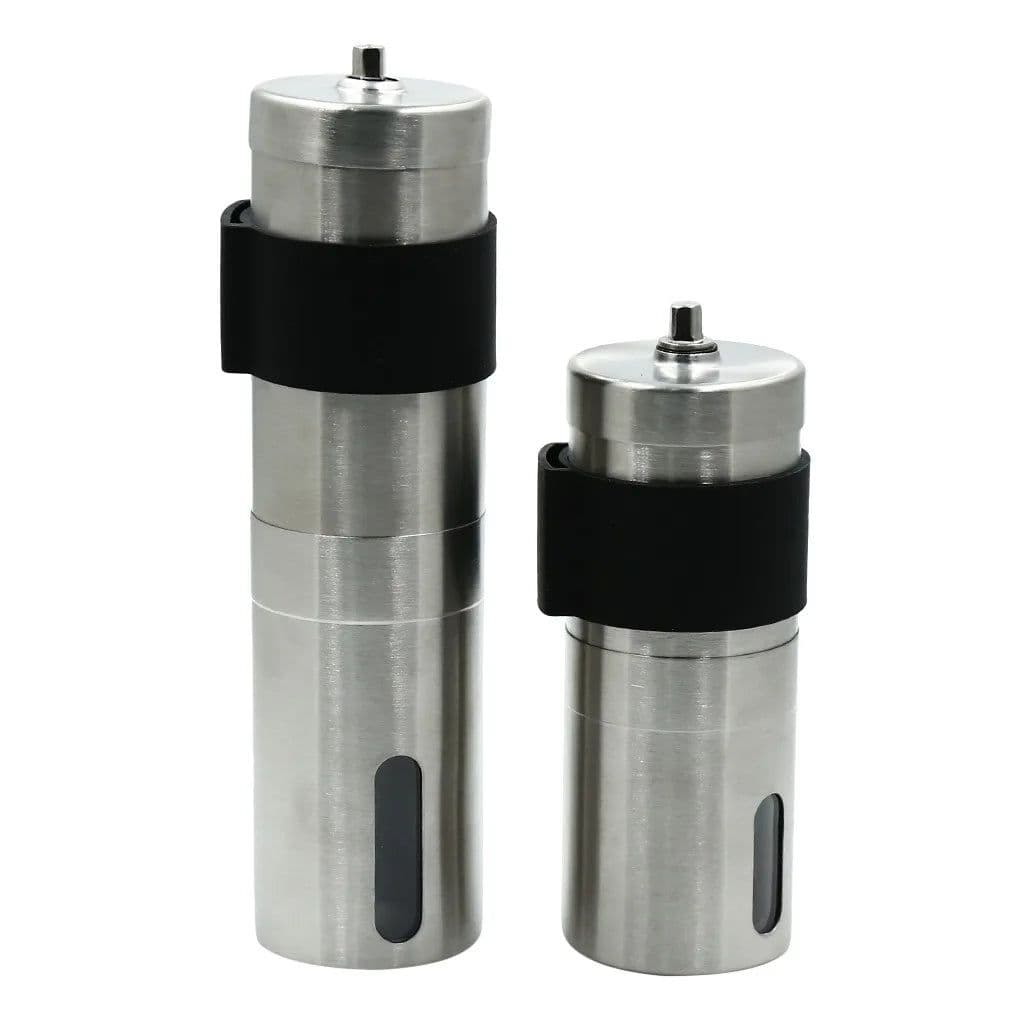 image-Manual Coffee Grinder, Portable Stainless Steel, Adjustable