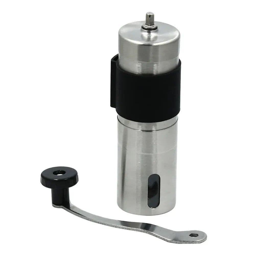 image-Manual Coffee Grinder, Portable Stainless Steel, Adjustable