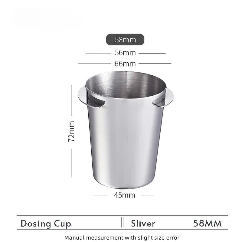 image-Stainless Steel Coffee Dosing Cup 51/53/58mm