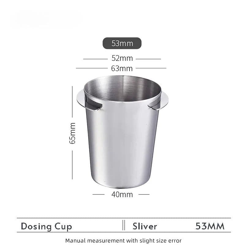 image-Stainless Steel Coffee Dosing Cup 51/53/58mm