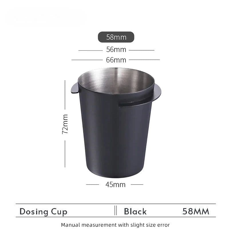 image-Stainless Steel Coffee Dosing Cup 51/53/58mm