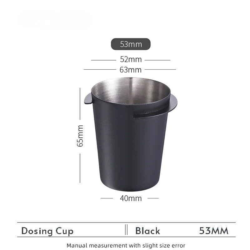 image-Stainless Steel Coffee Dosing Cup 51/53/58mm