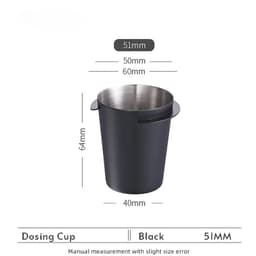 image-Stainless Steel Coffee Dosing Cup 51/53/58mm
