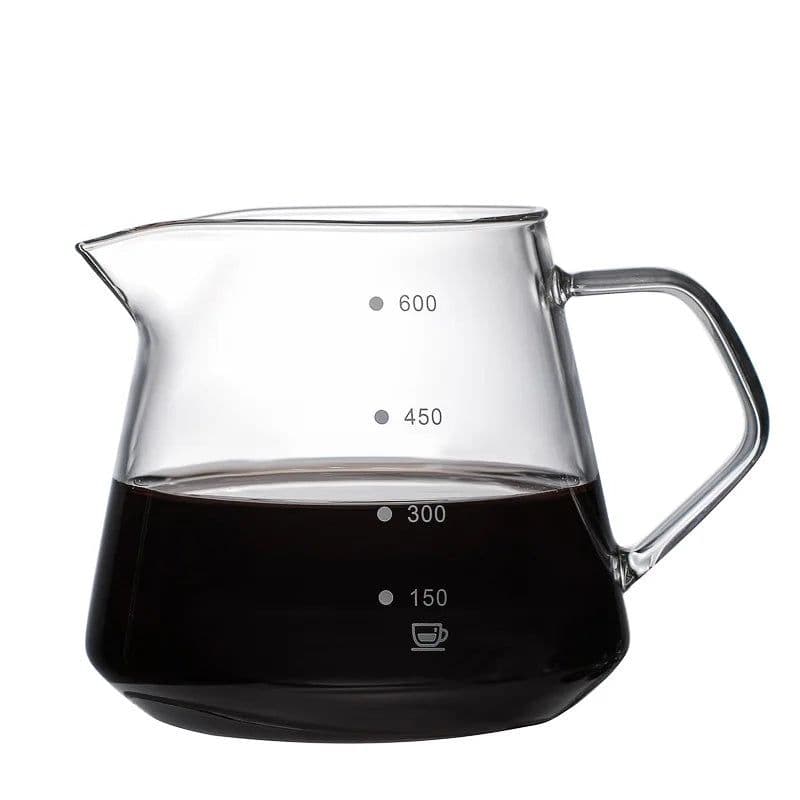 image-Pour Over Coffee Maker Set, 400ml Borosilicate Glass