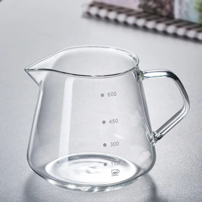 image-Pour Over Coffee Maker Set, 400ml Borosilicate Glass