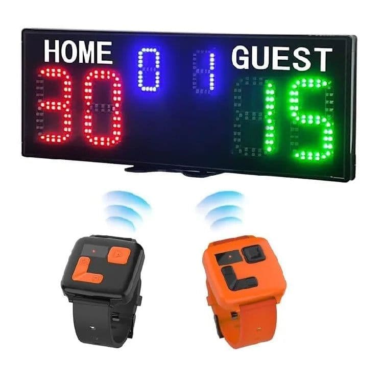 image-YIZHI LED Tennis Scoreboard GA30B with Wrist Control