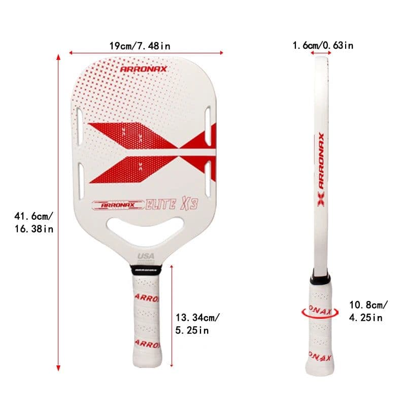 image-Arronax Pickleball Paddle CSY184 Carbon Fiber