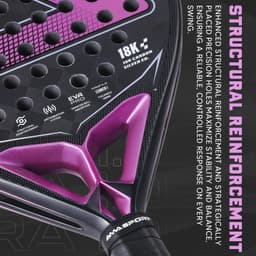 image-AMA Sport NTO Padel Racket 18K Carbon Diamond Shape