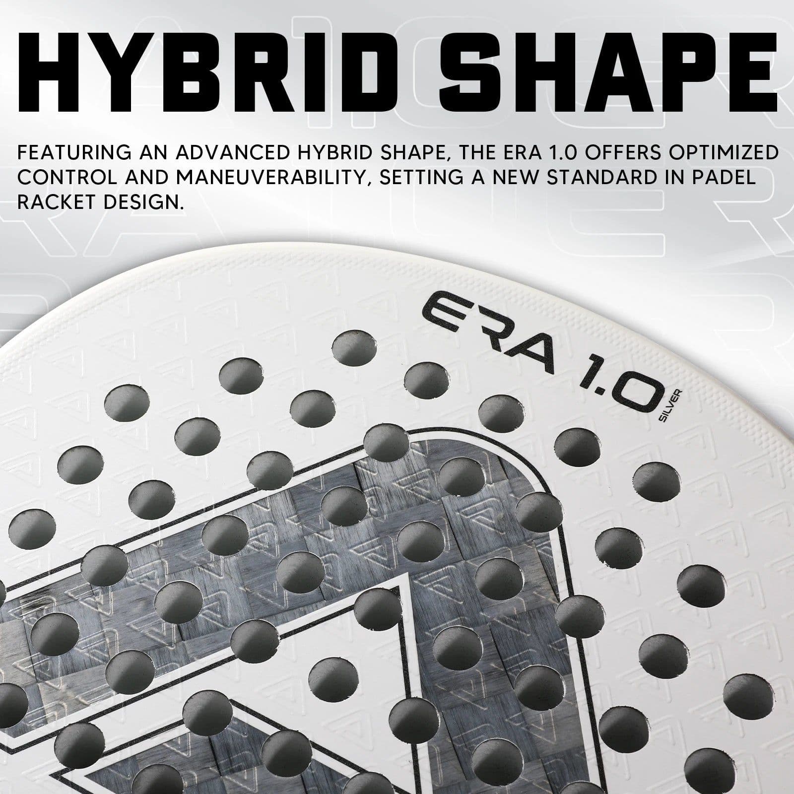 image-AMA Sport ERA 1.0 Padel Racket 18K Carbon Fiber
