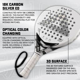 image-AMA Sport ERA 1.0 Padel Racket 18K Carbon Fiber