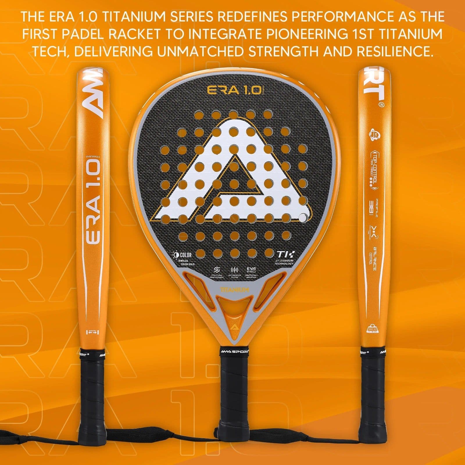 image-AMA Sport ERA 1.0 Titanium Padel Racket P92