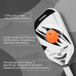 image-HT-RY002S Pickleball Paddle Carbon Fiber T700