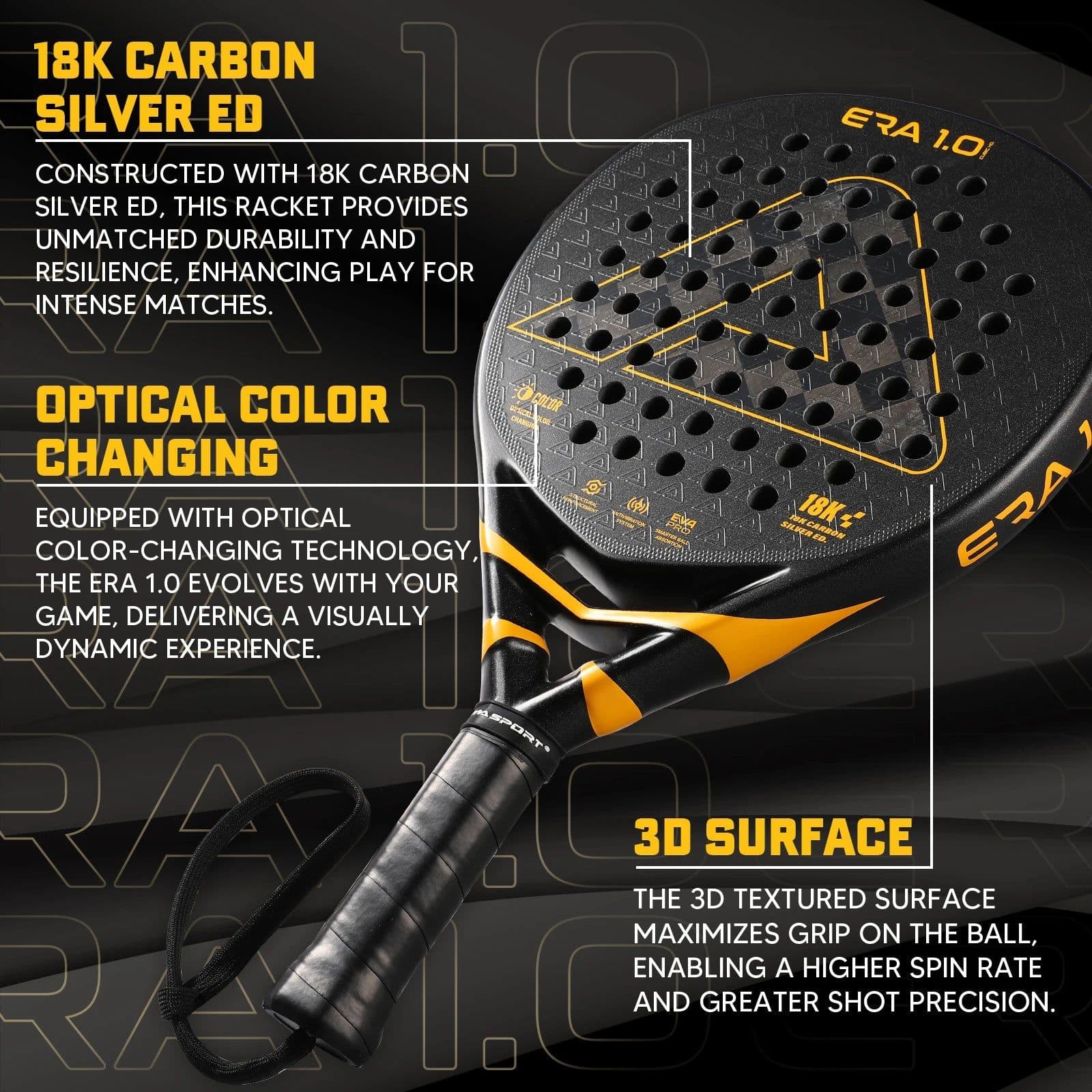 image-AMA SPORT Era 1.0 Titanium Padel Racket JP91