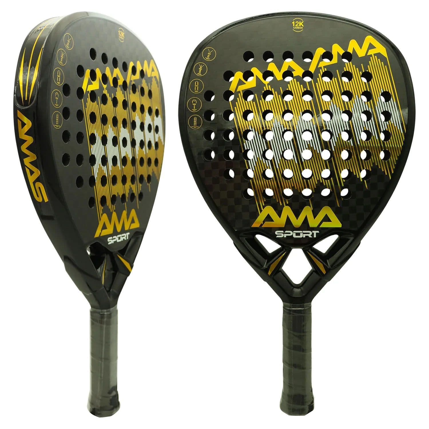 image-AMASPORT P90 12K Carbon Padel Racket