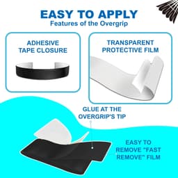 image-Recoo Tennis Overgrip PU Anti-Slip