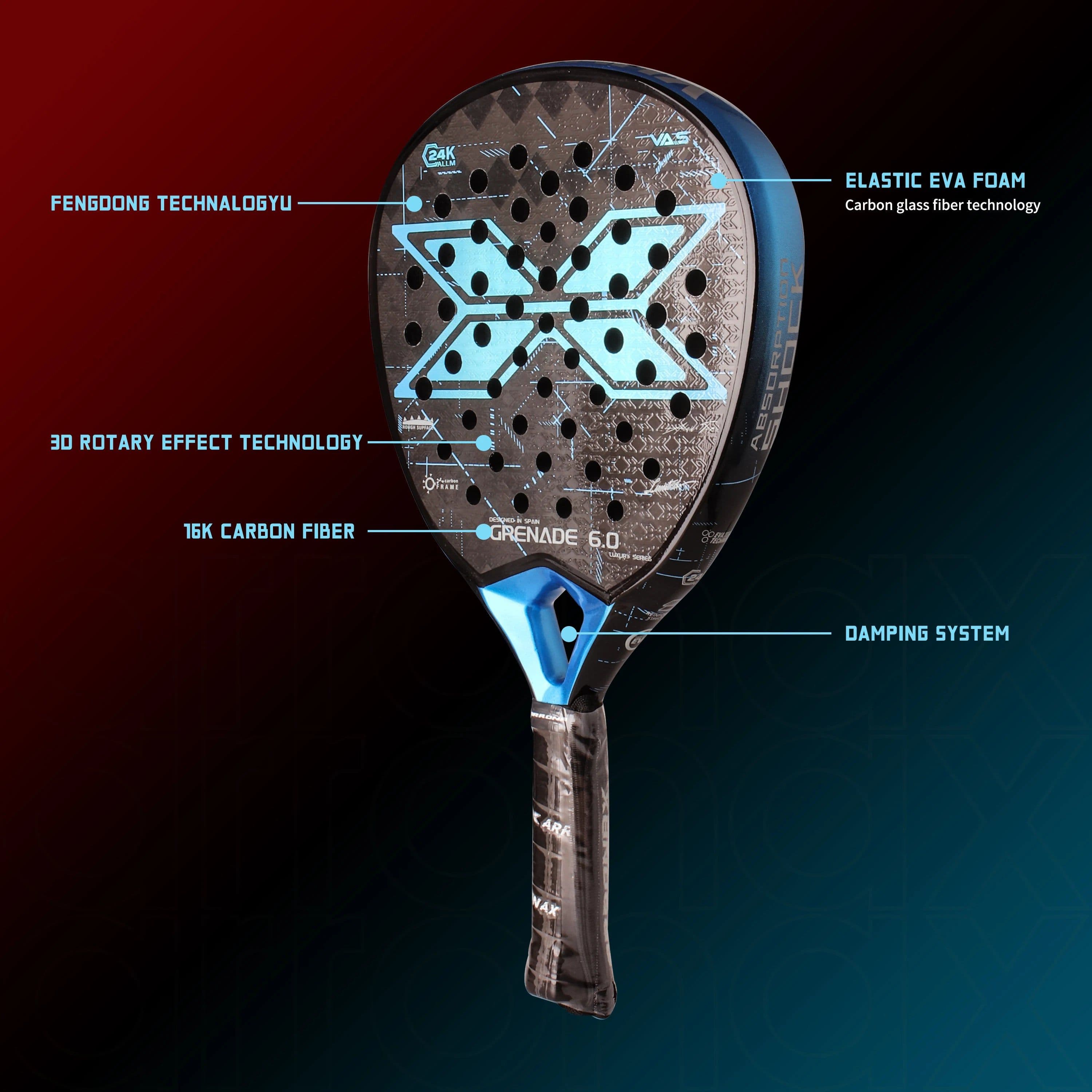 image-Arronax Vertuo 2.5 Padel Racket Carbon Fiber