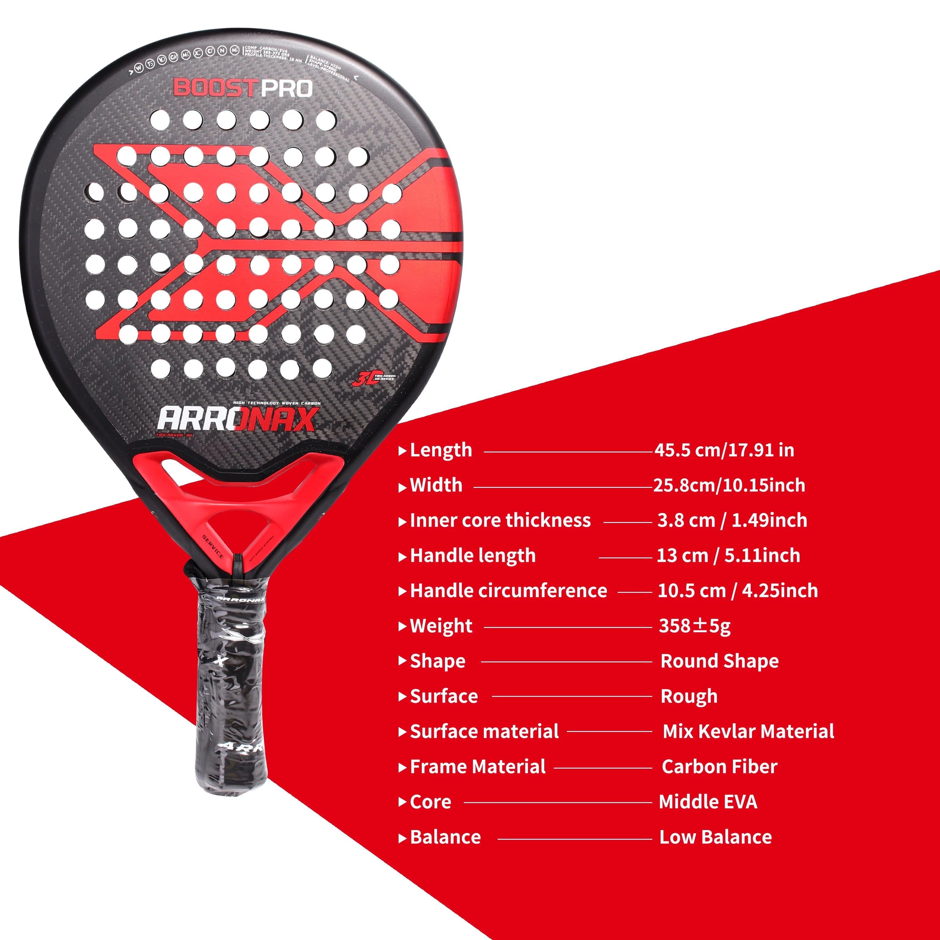 image-Arronax Round 12K Carbon Padel Racket