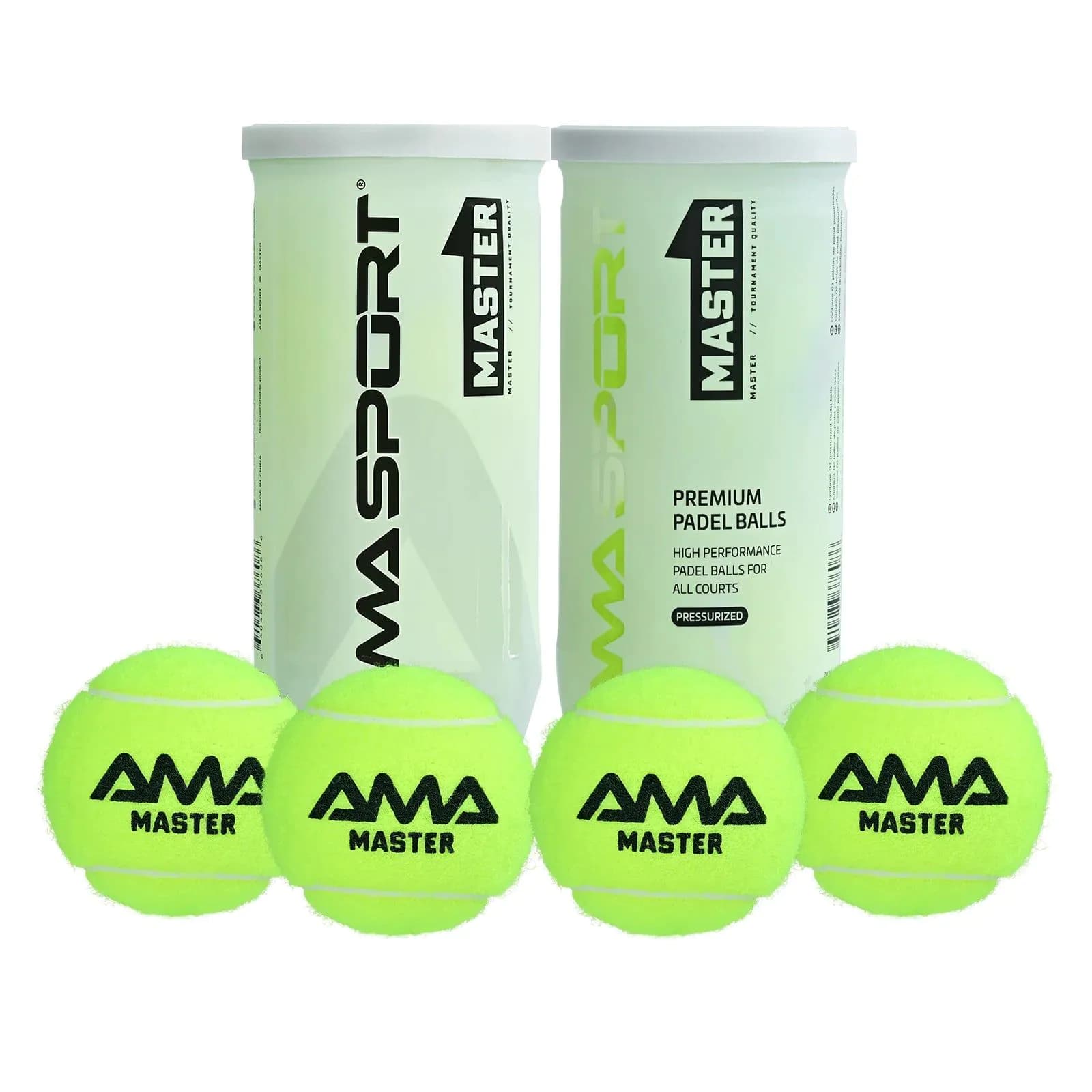 image-AMASPORT Master A20 Padel Tennis Ball 65mm