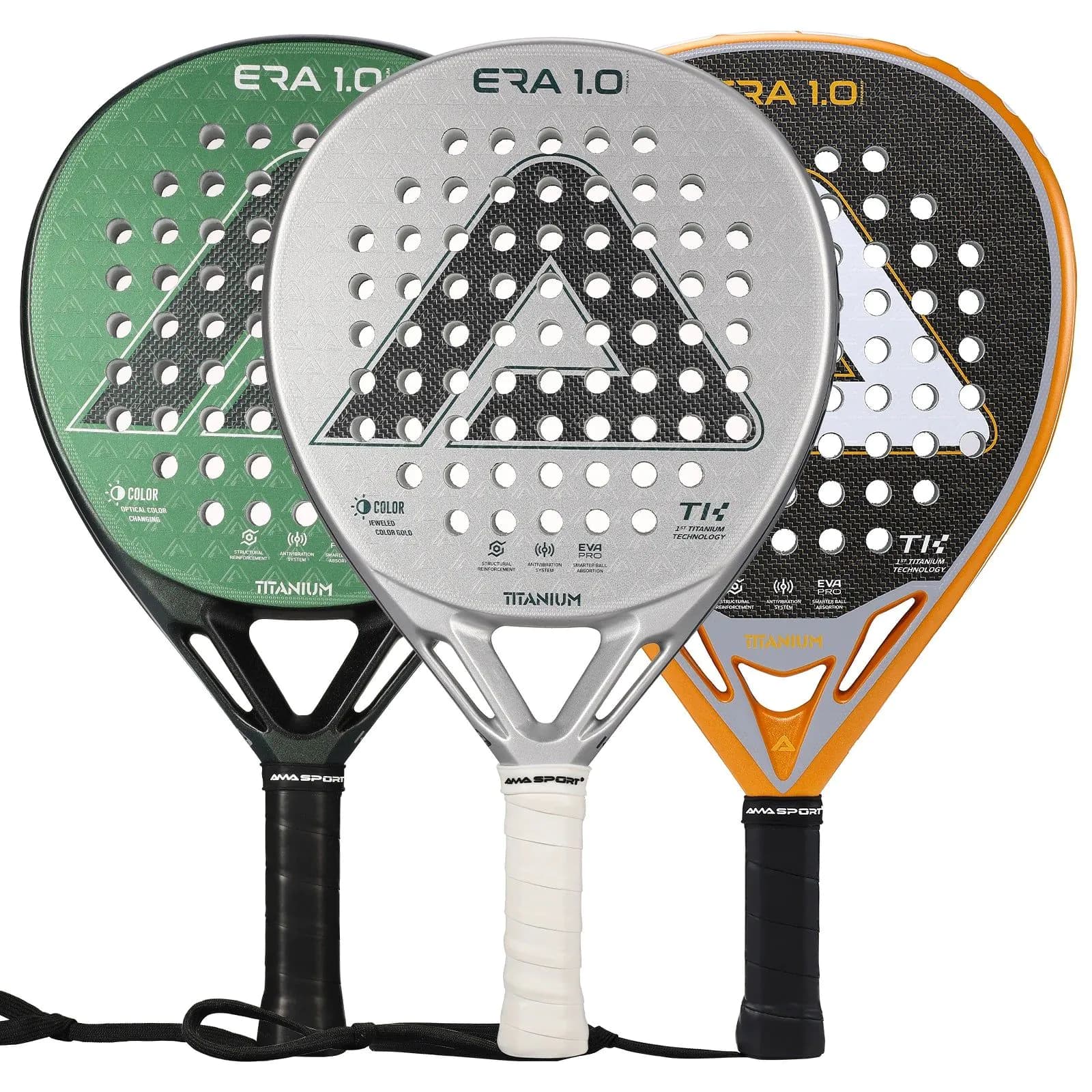 image-AMA ERA 1.0 Titanium Carbon Padel Racket Diamond