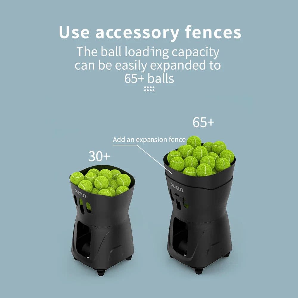 image-PUSUN PT-MINI Padel Ball Machine with App Control
