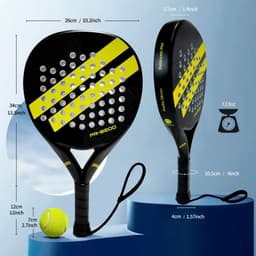 image-IANONI Padel Racket PR8200 Carbon Fiber