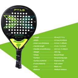 image-Arronax PT10 18K Carbon Padel Racket