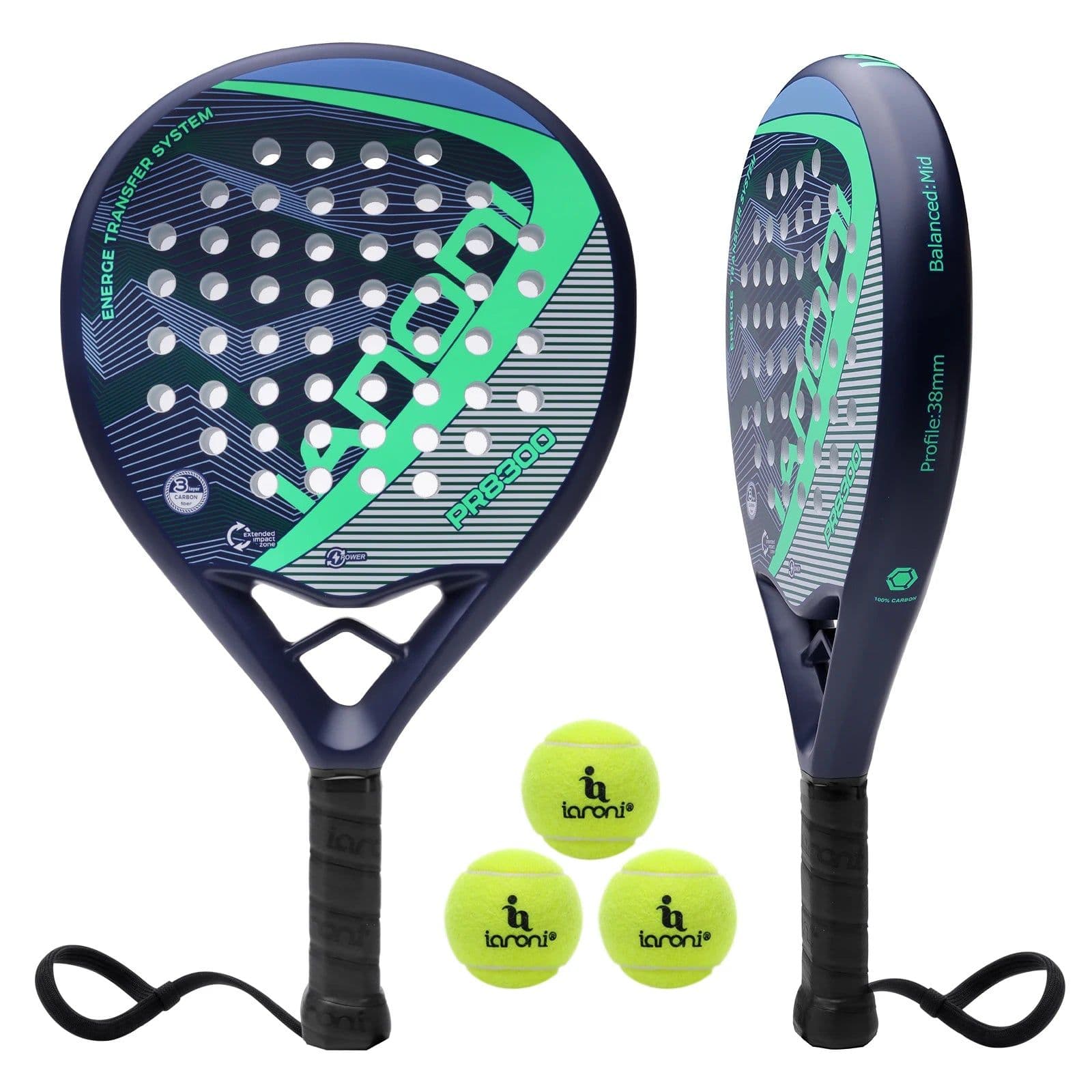 image-IANONI Padel Racket Carbon Fiber PR660 PR670