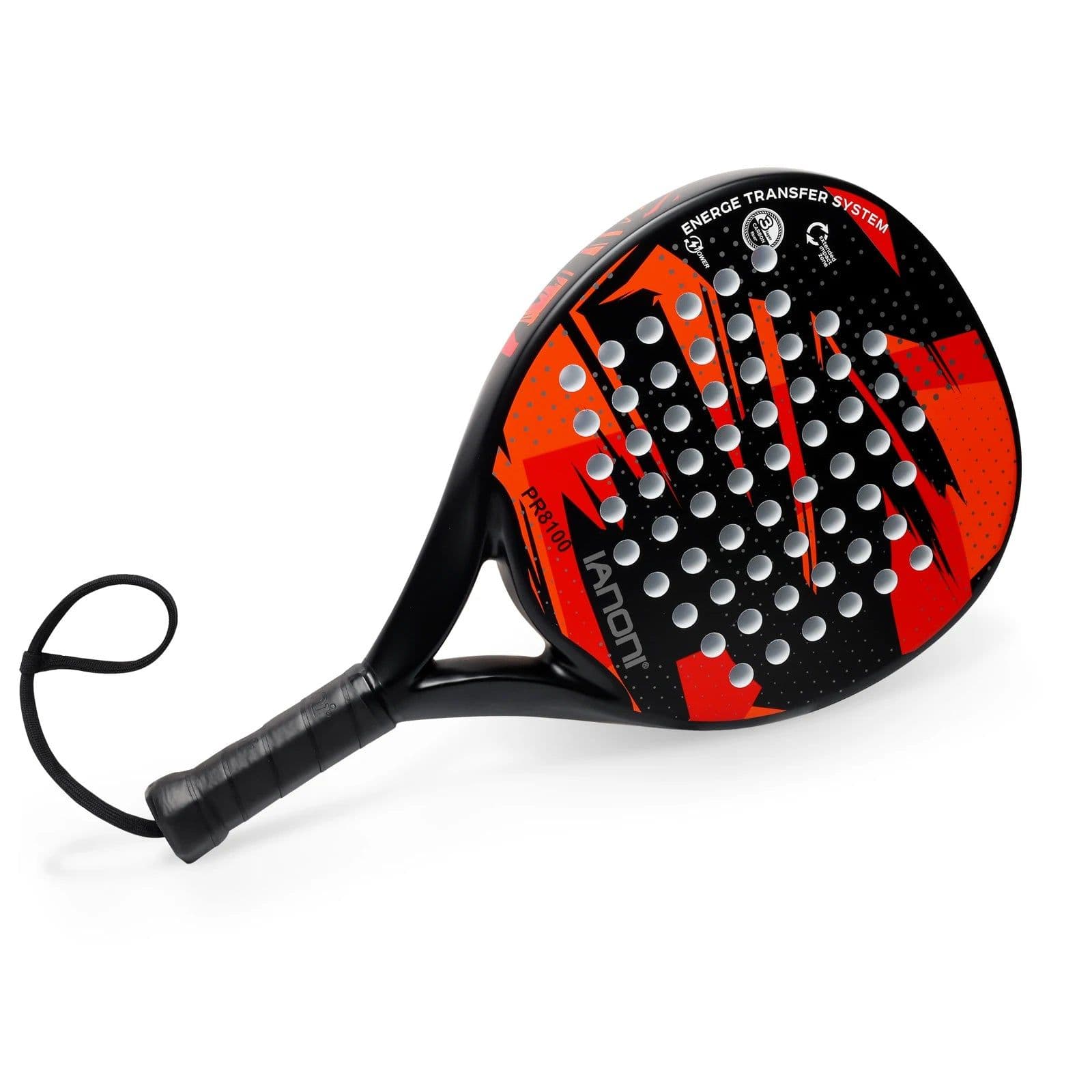 image-IANONI Padel Racquet Carbon Fiber Teardrop