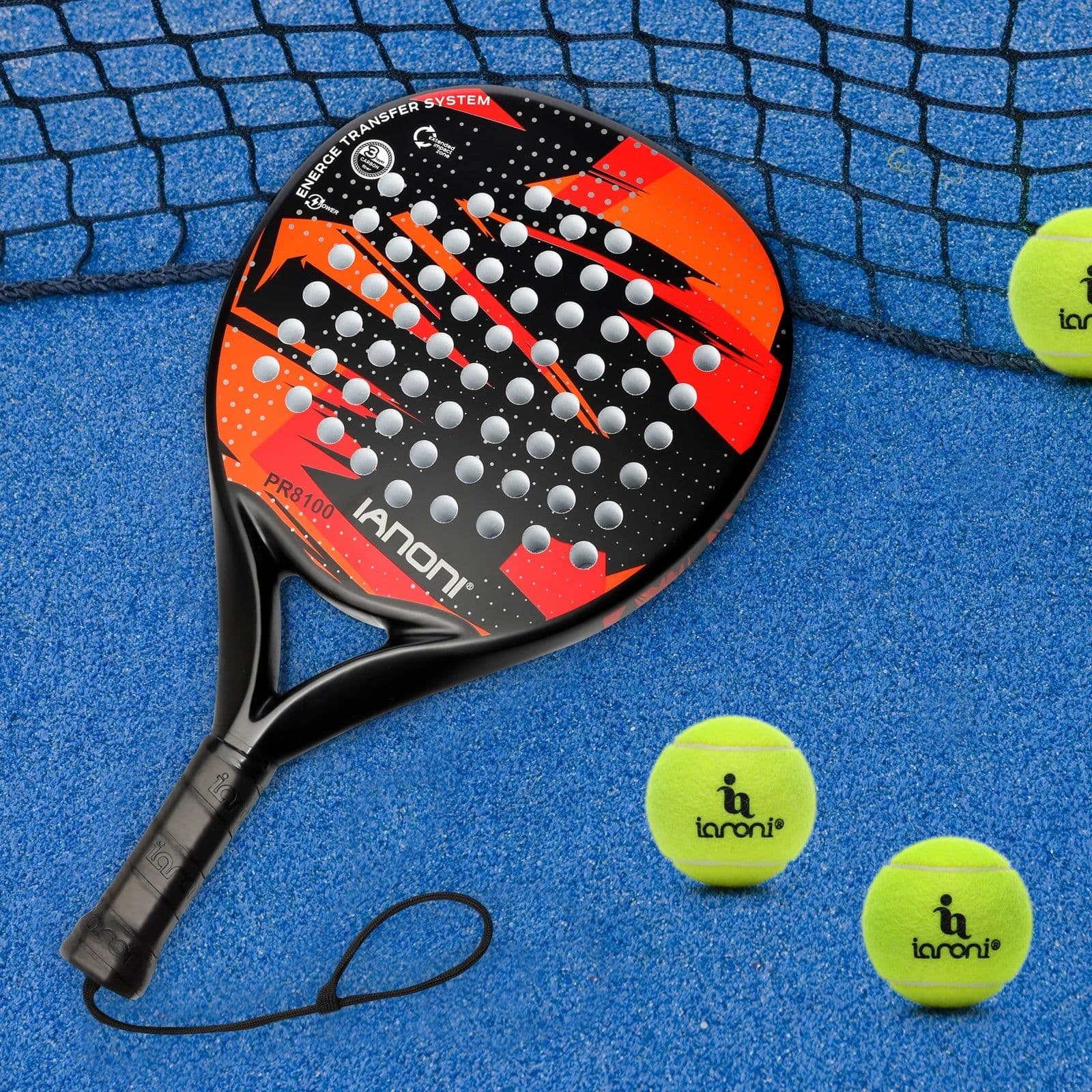 image-IANONI Padel Racquet Carbon Fiber Teardrop