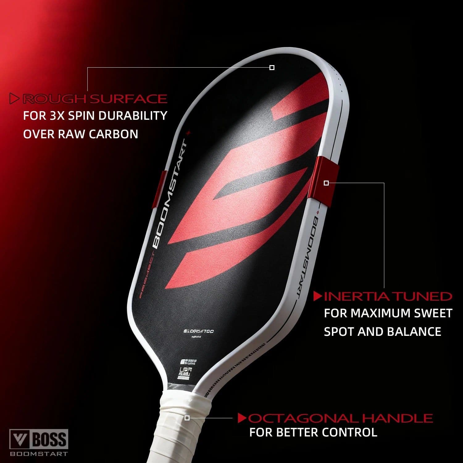 image-Boss Boomstart 01 Pickleball Paddle EPP Foam Core