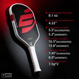 image-Boss Boomstart 01 Pickleball Paddle EPP Foam Core