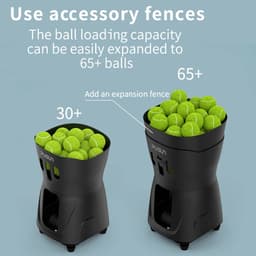 image-PUSUN Tennis Ball Machine PT-Mini-Pro 65+ Capacity