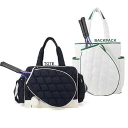 image-Women's Pickleball Tennis Racket Bag Water Resistant