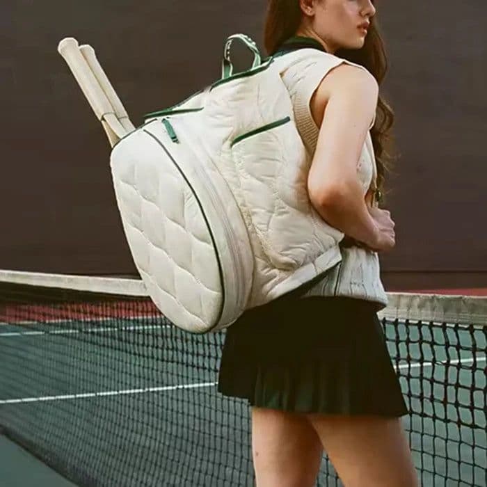 image-Women's Pickleball Tennis Racket Bag Water Resistant