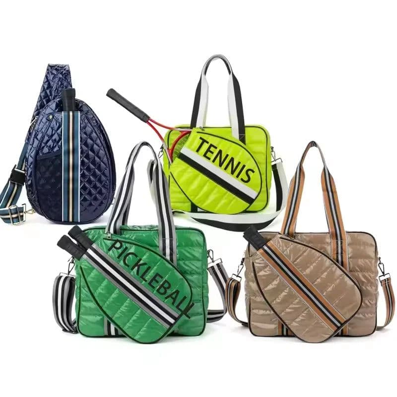 image-Women's Pickleball Tennis Racket Bag Water Resistant