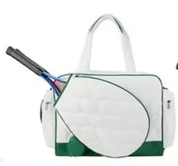 image-Women's Pickleball Tennis Racket Bag Water Resistant
